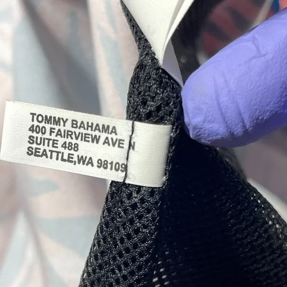 Tommy Bahama Baja Palms Plaid 40 Swim Trunks Board Shorts Beach Summer Stretch - Picture 15 of 16